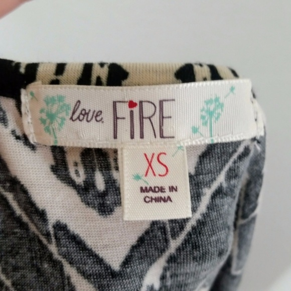 Love Fire Loop Waist Fit & Flare Dress 192 - Picture 7 of 7